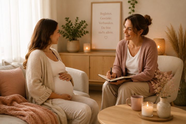Doula-Gespräch mit werdender Mutter